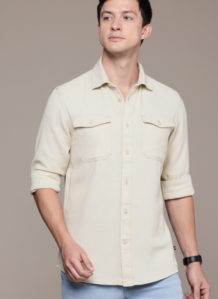 Buttoned Shirt With Chest Pockets