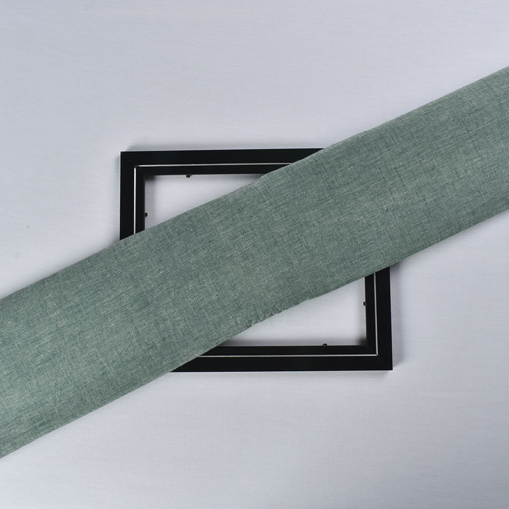 Chambray Grey Pure Cotton 75 GSM Handwoven Fabric