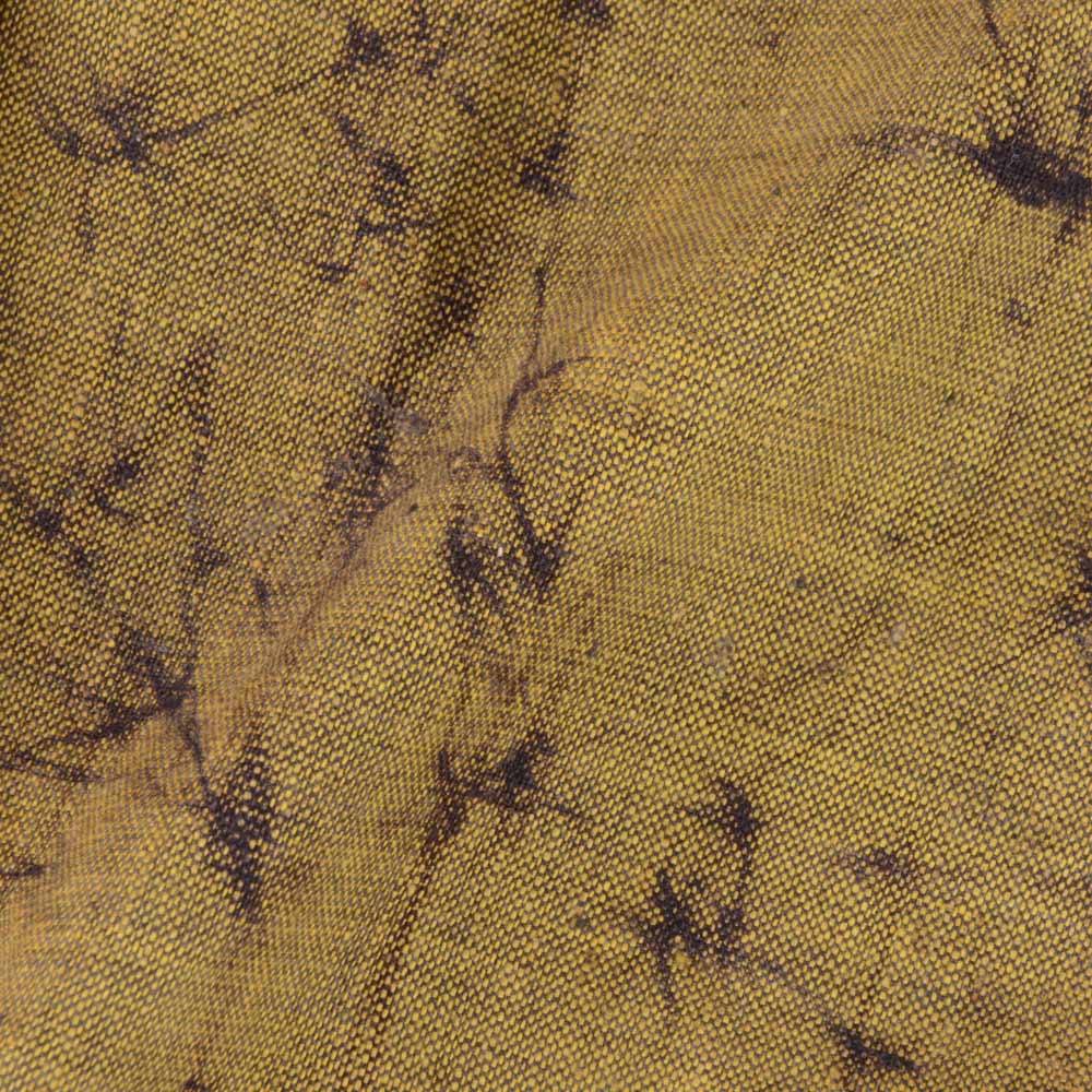 Abstract Olive Batik Cotton 95 GSM Fabric - Hand Printed