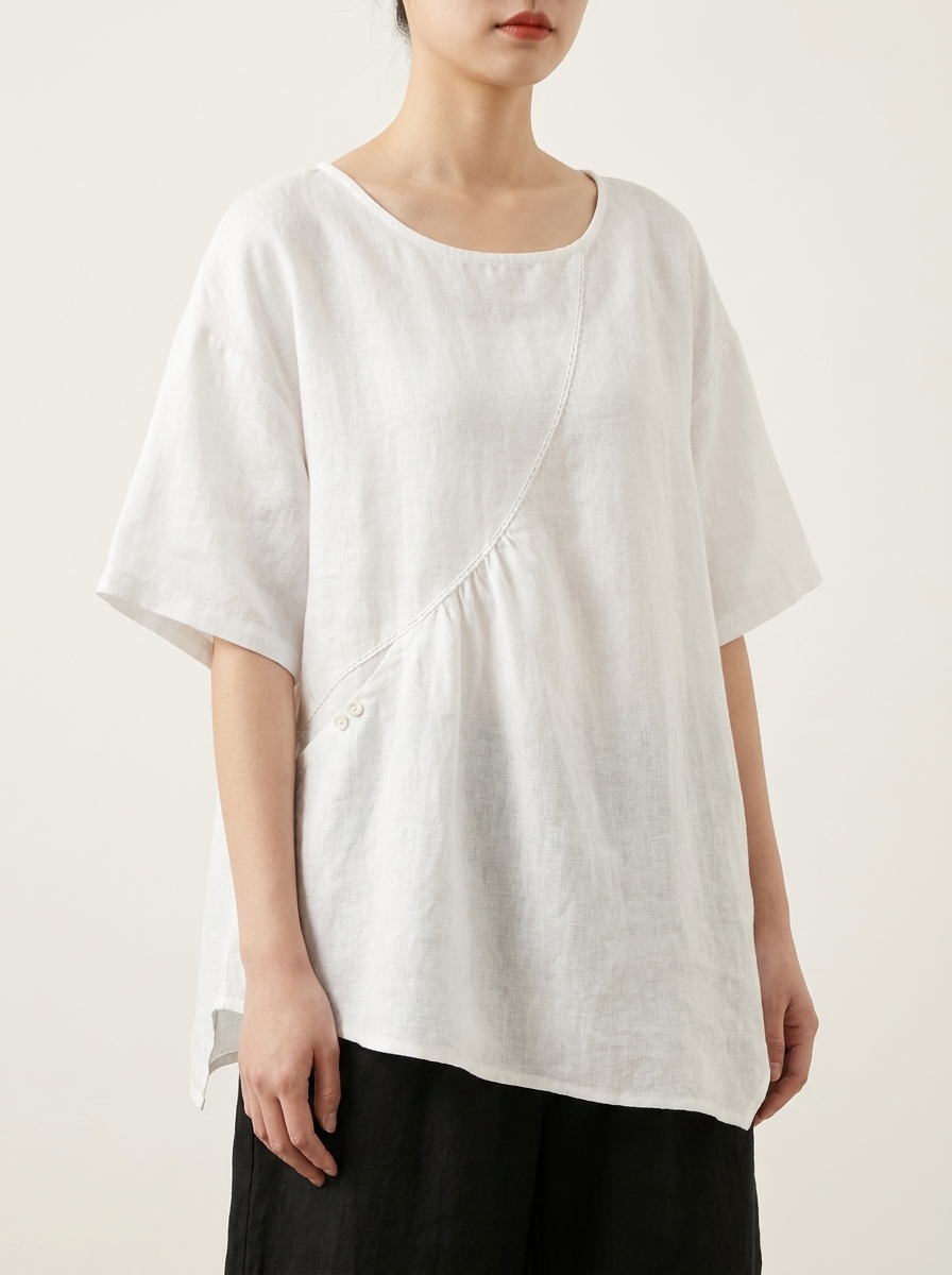 Asymmetric Small Gathered Top