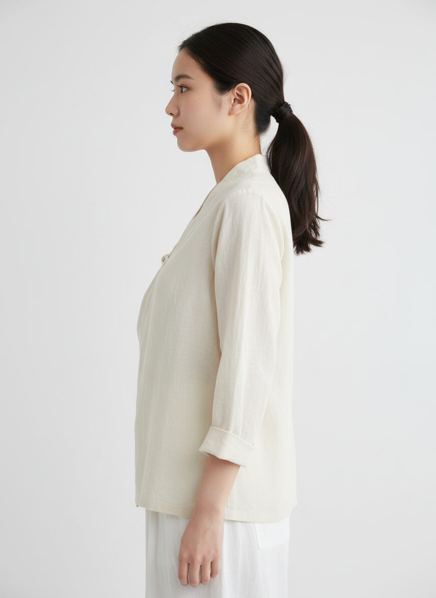 Asymmetric Tie Up Casual Top