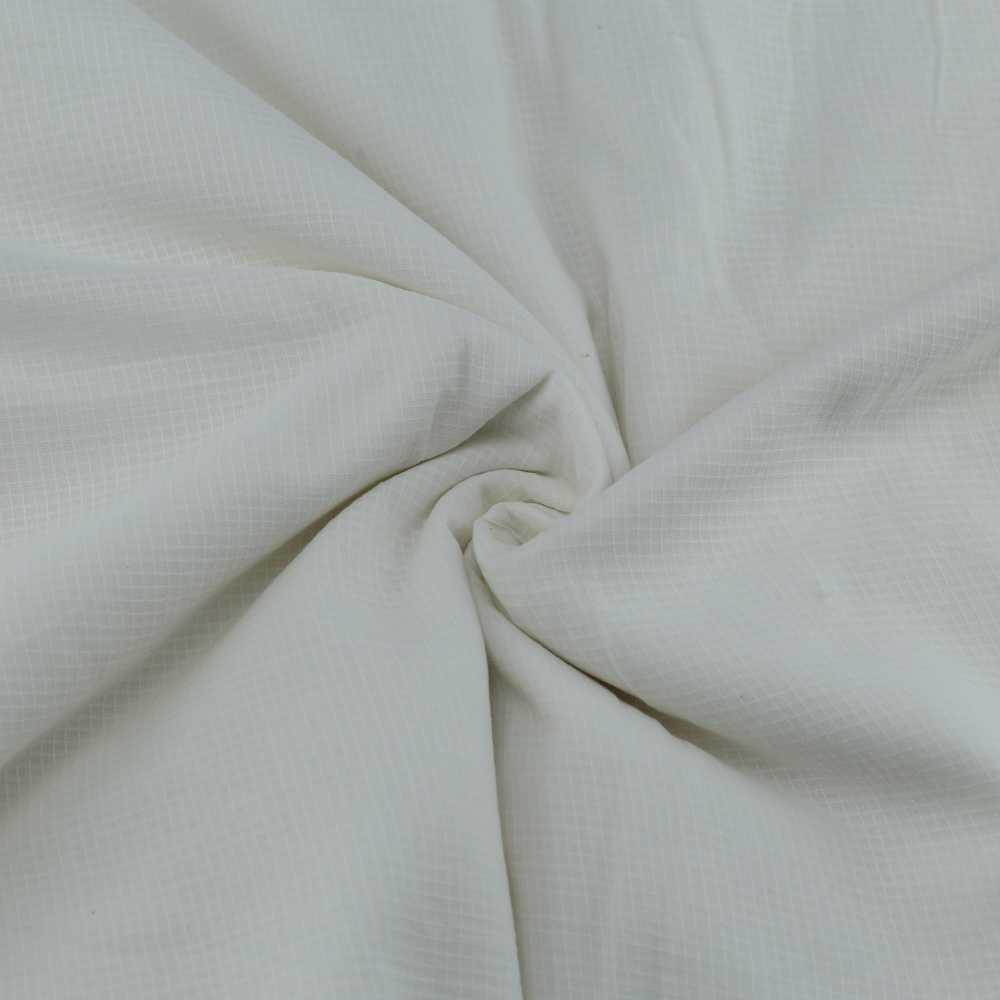 White Pure Cotton Muslin 73 GSM Handwoven Fabric - Bleached, Dyeable
