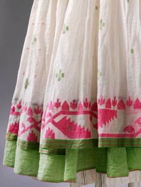 Aneeth Arora’s cotton woven Jamdani dress for Péro