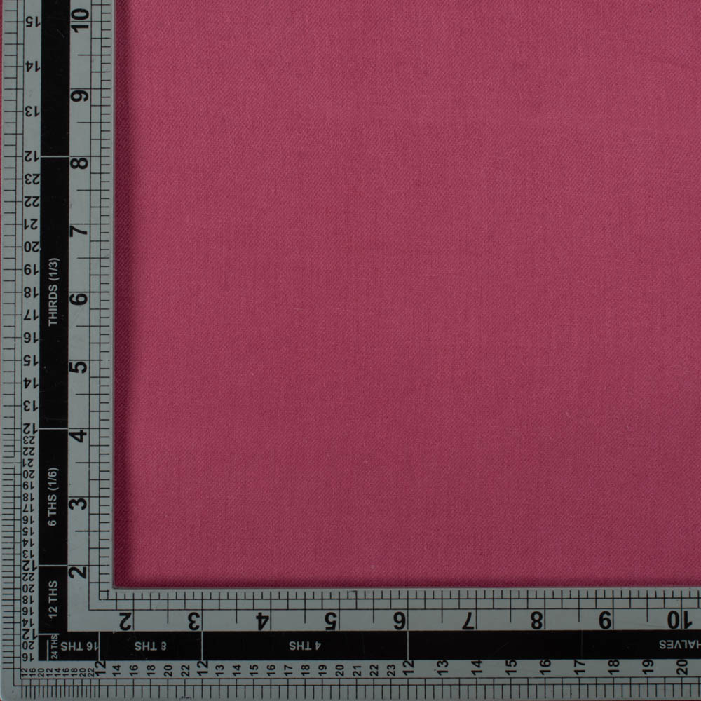 SOLID SATIN TWILL RED PURE COTTON 102 GSM HANDWOVEN FABRIC