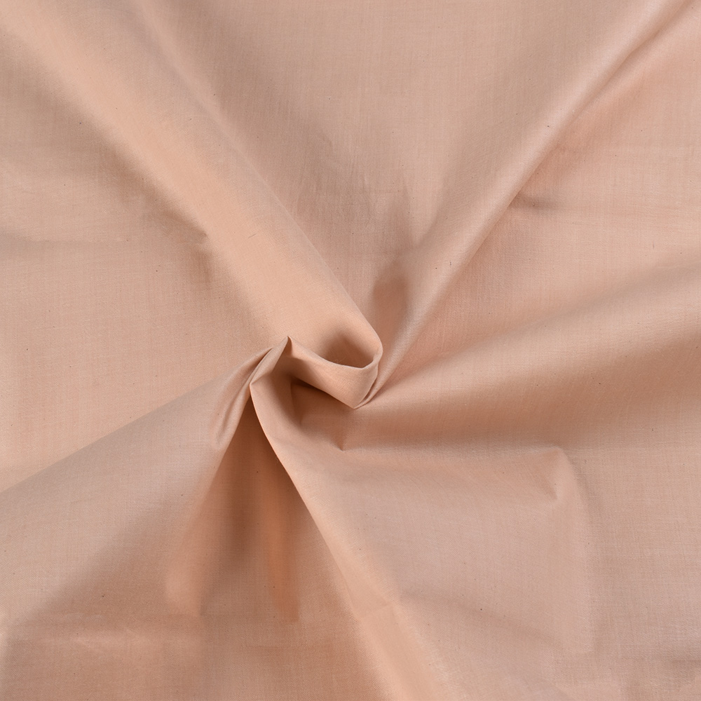 Chambray Beige Khadi Cotton 92 GSM Handwoven Fabric As14