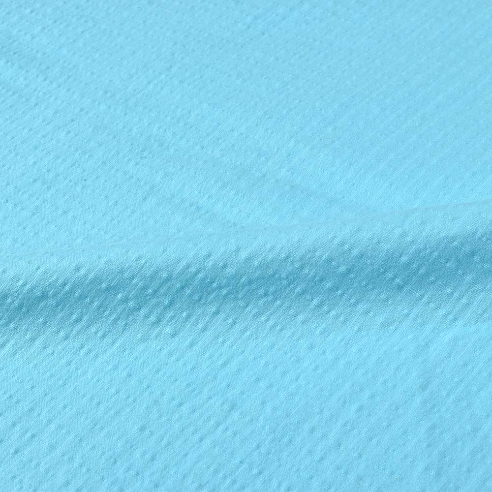 CHECK BLUE PURE COTTON 115 GSM HANDWOVEN FABRIC 491