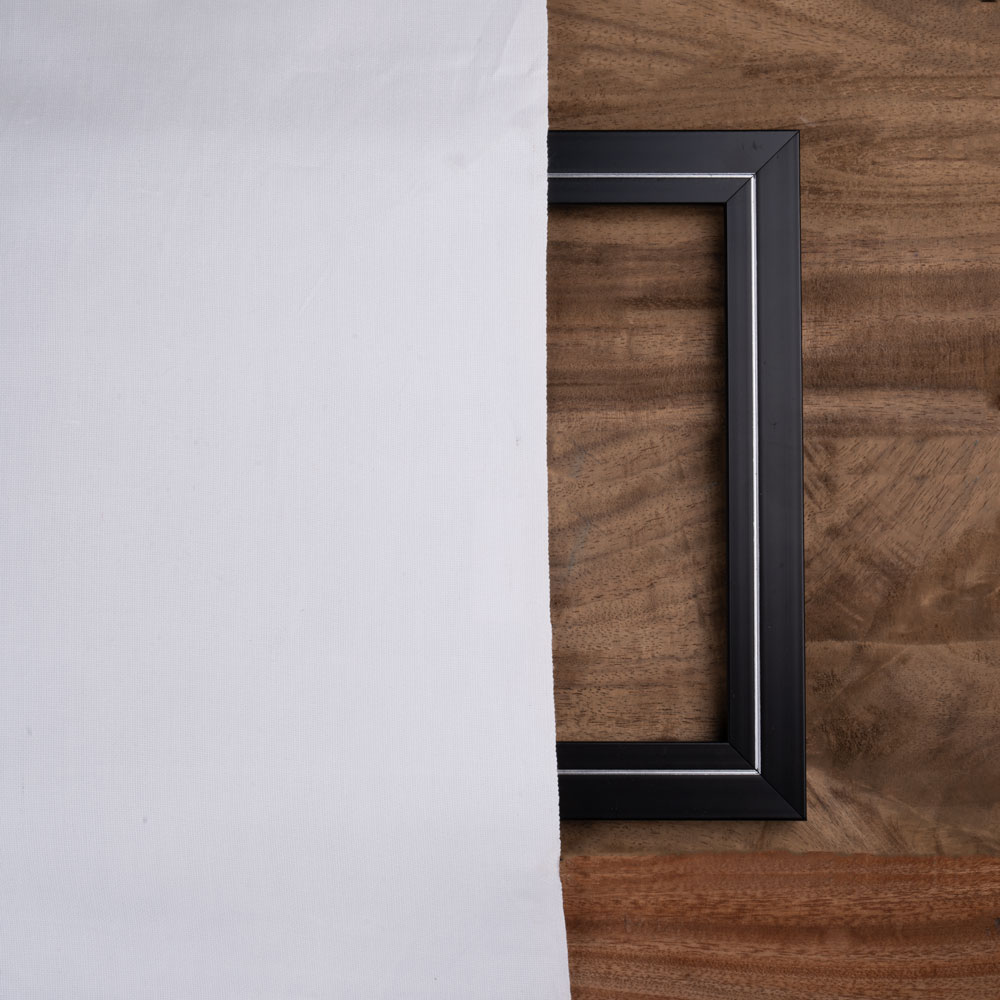 WHITE COTTON 220 GSM FABRIC - BLEACHED, DYEABLE & 36