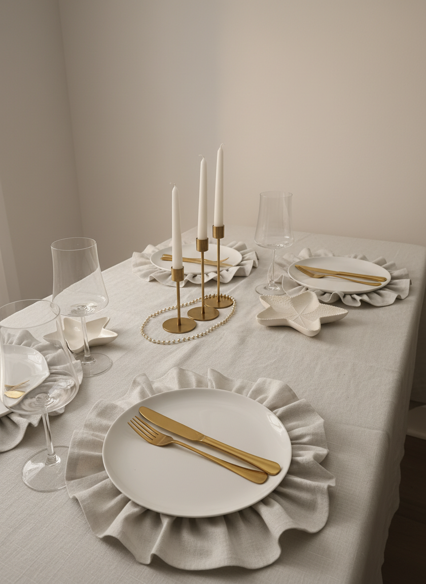 Round Ruffle Placemat