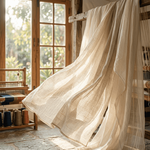  Natural fabric showing drape and breathability 