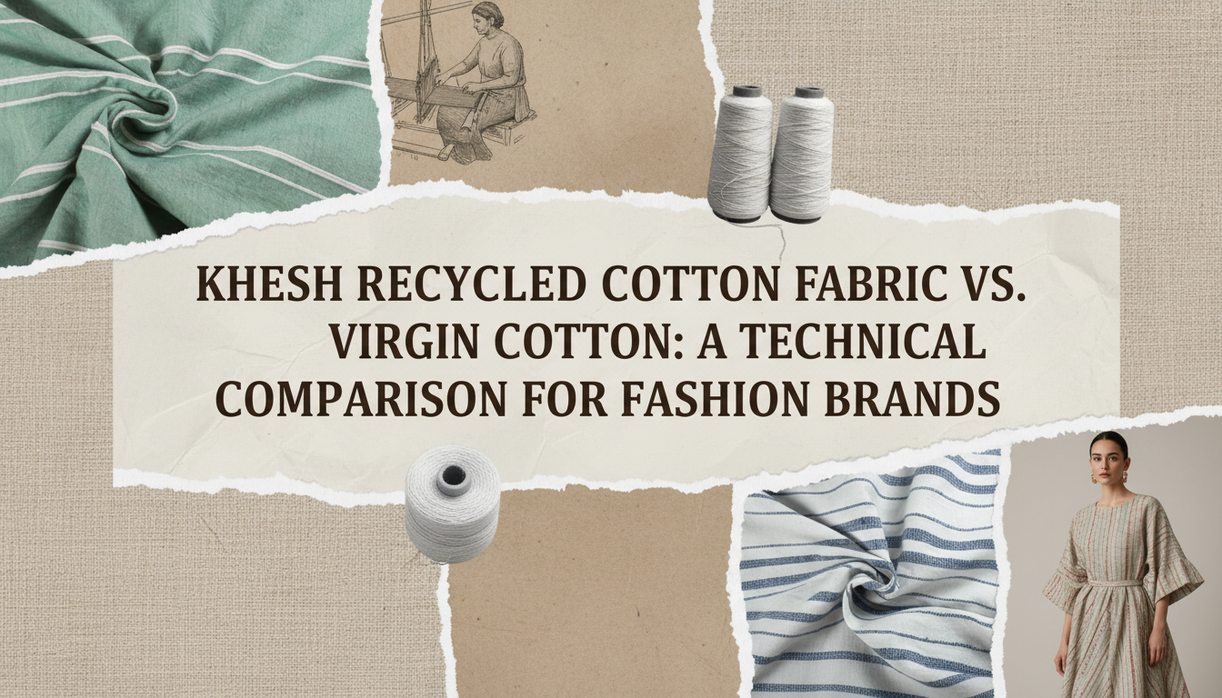 Khesh Recycled Cotton Fabric vs. Virgin Cotton: A Technical Comparison for Fashion Brands