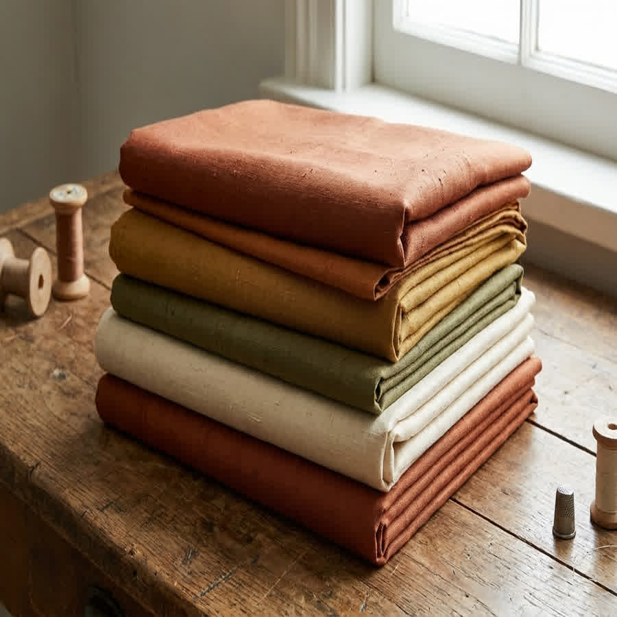 Designing with Raw Silk: Drape, GSM, and Structural Integrity — Anuprerna handloom