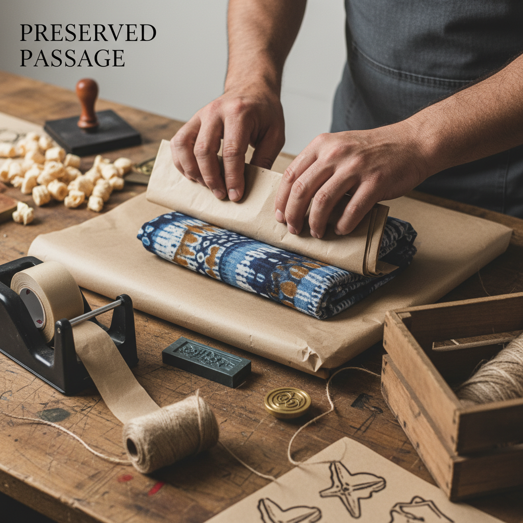 International logistics process for shipping wholesale fabrics from India