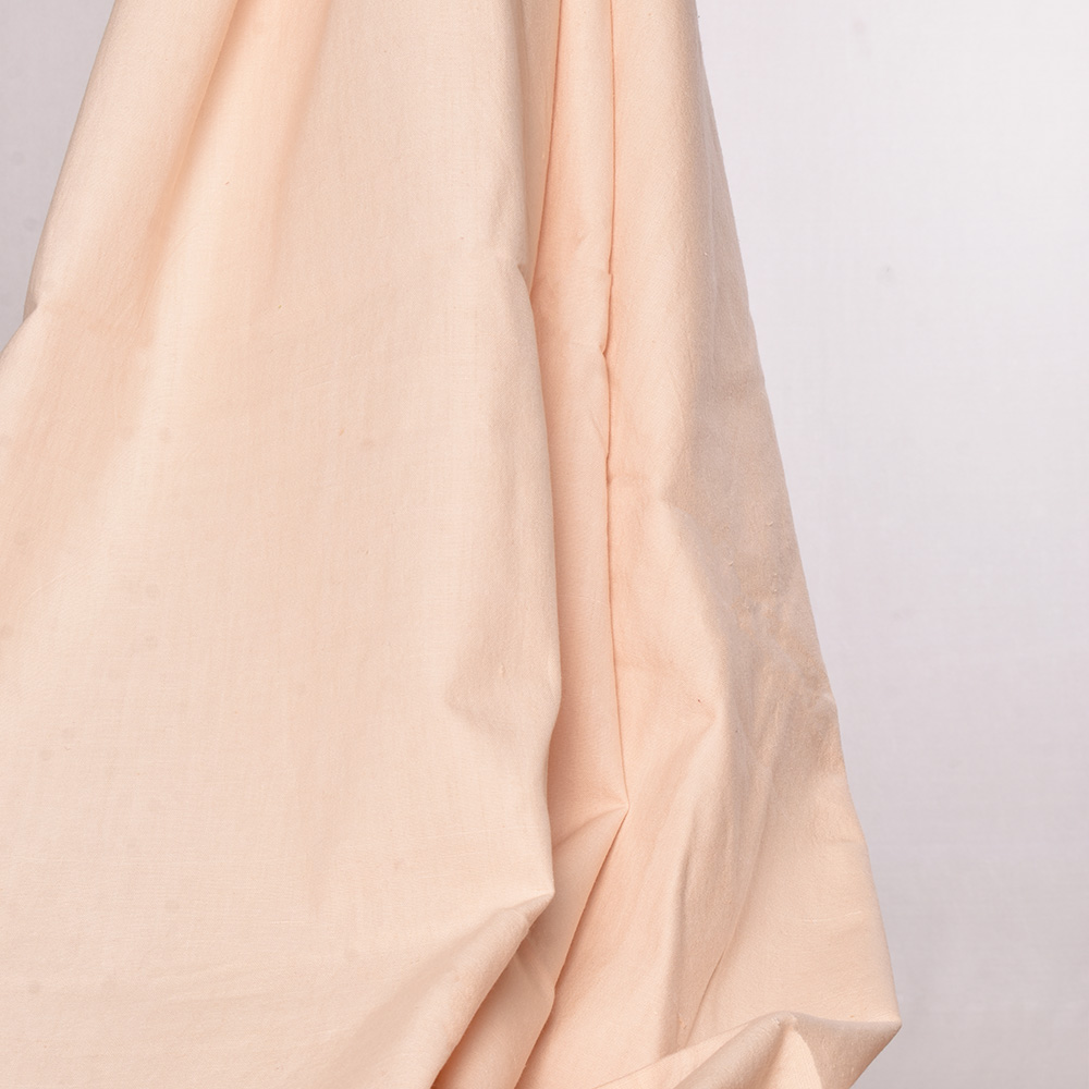 Plain Cream Khadi Cotton 159 GSM Handwoven Fabric