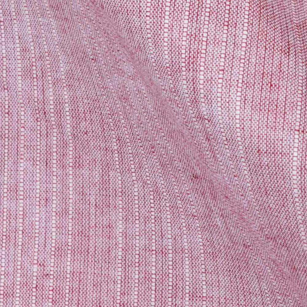 Stripe Rose Pink Pure Cotton 80 GSM Handwoven Fabric