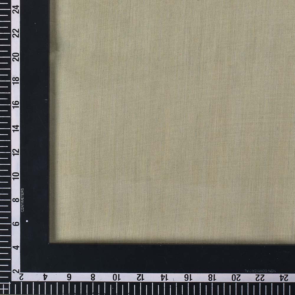 PLAIN OLIVE PURE COTTON 70 GSM HANDWOVEN FABRIC