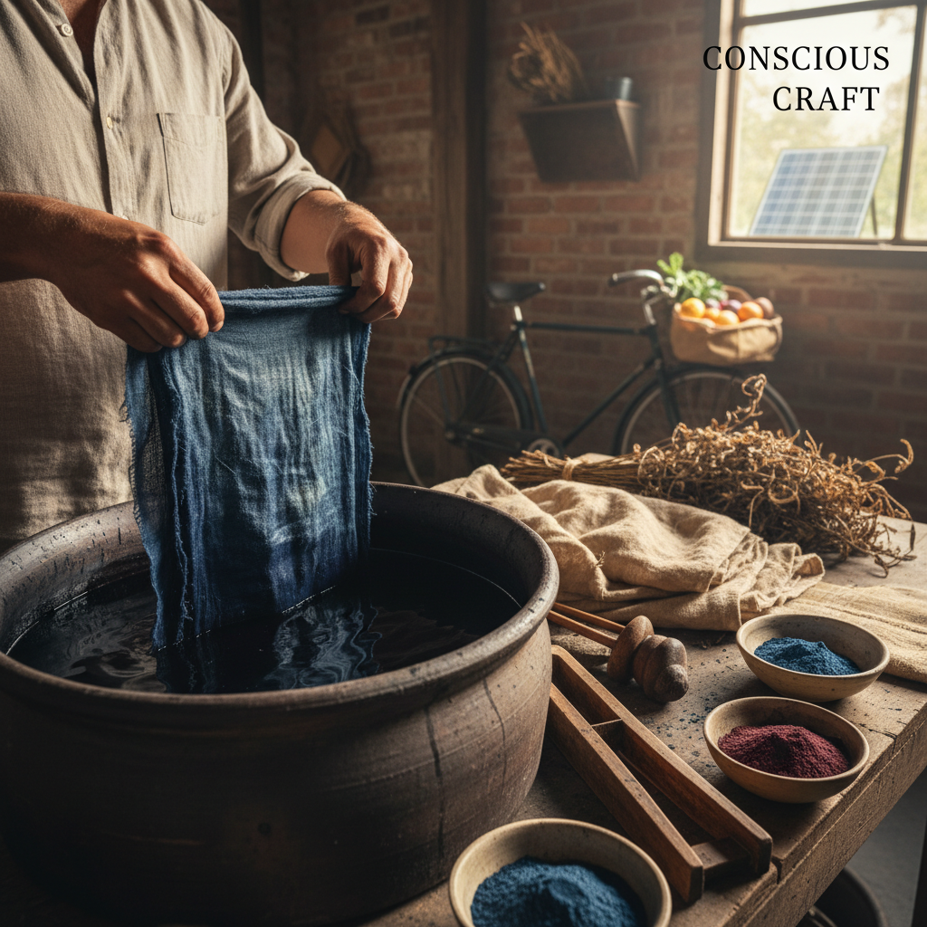 Water-based ink setup for eco-friendly hand screen printing on sustainable fabrics