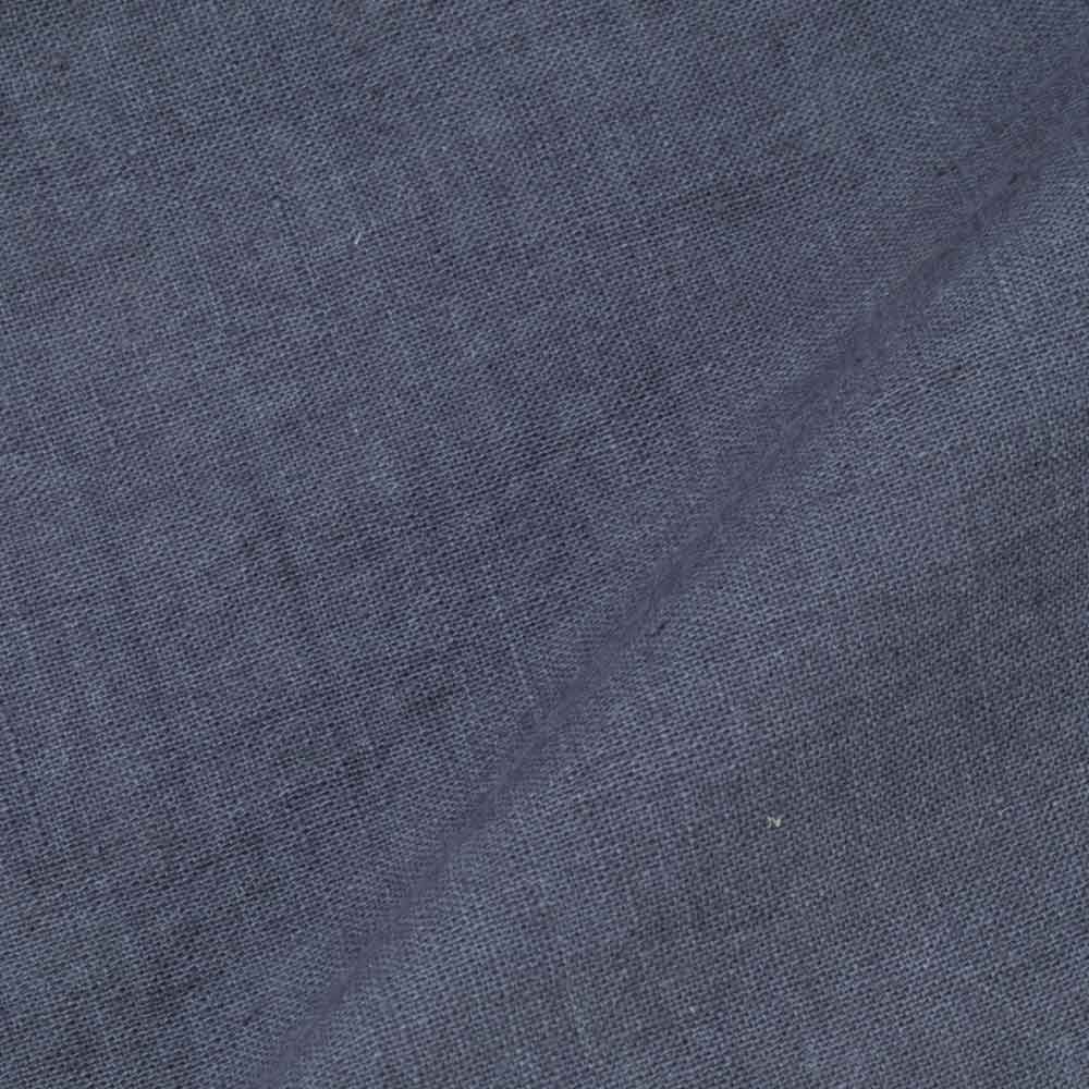 Plain Bluish Grey Pure Cotton 128 GSM Handwoven Fabric
