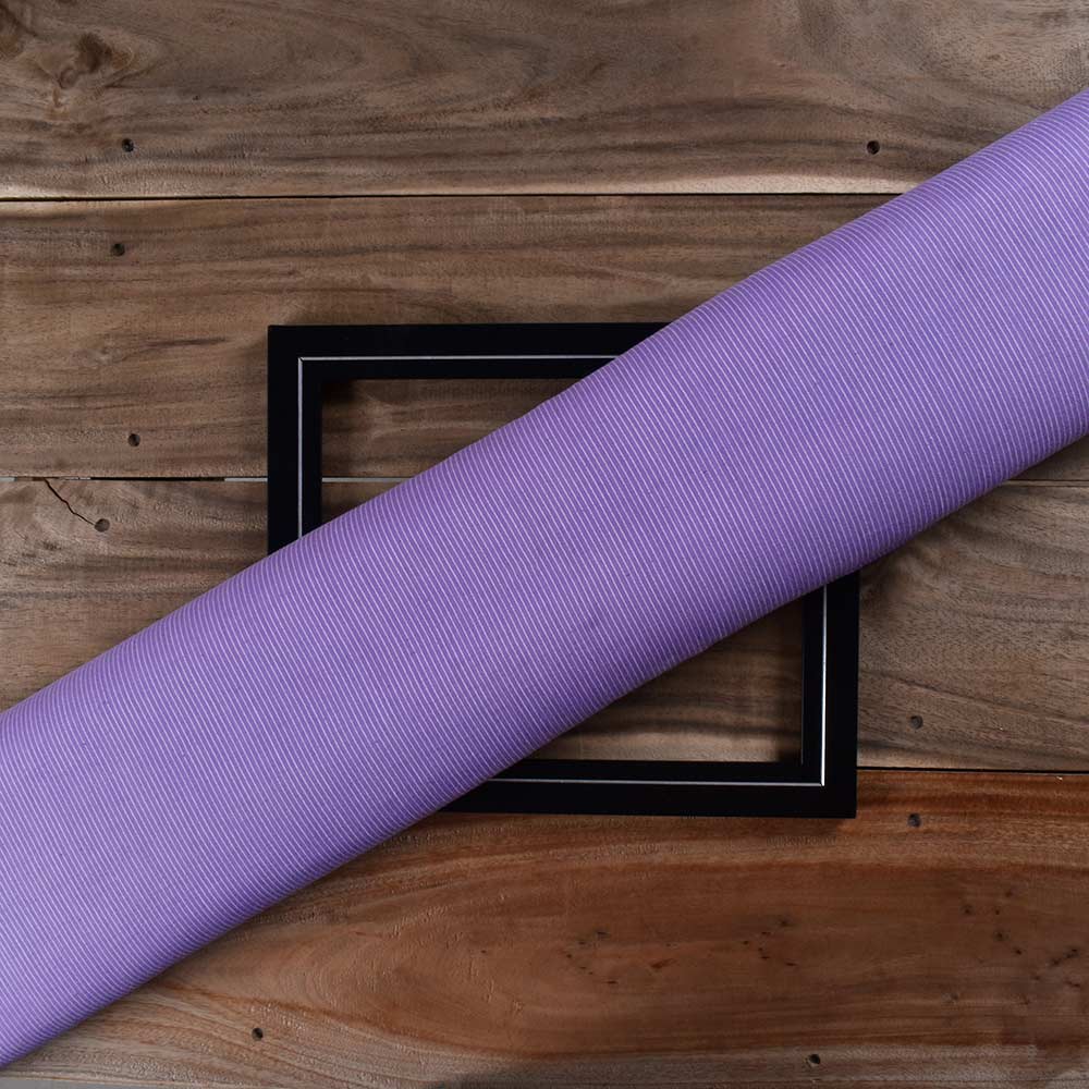 Stripe Purple Pure Cotton 98 GSM Handwoven Fabric