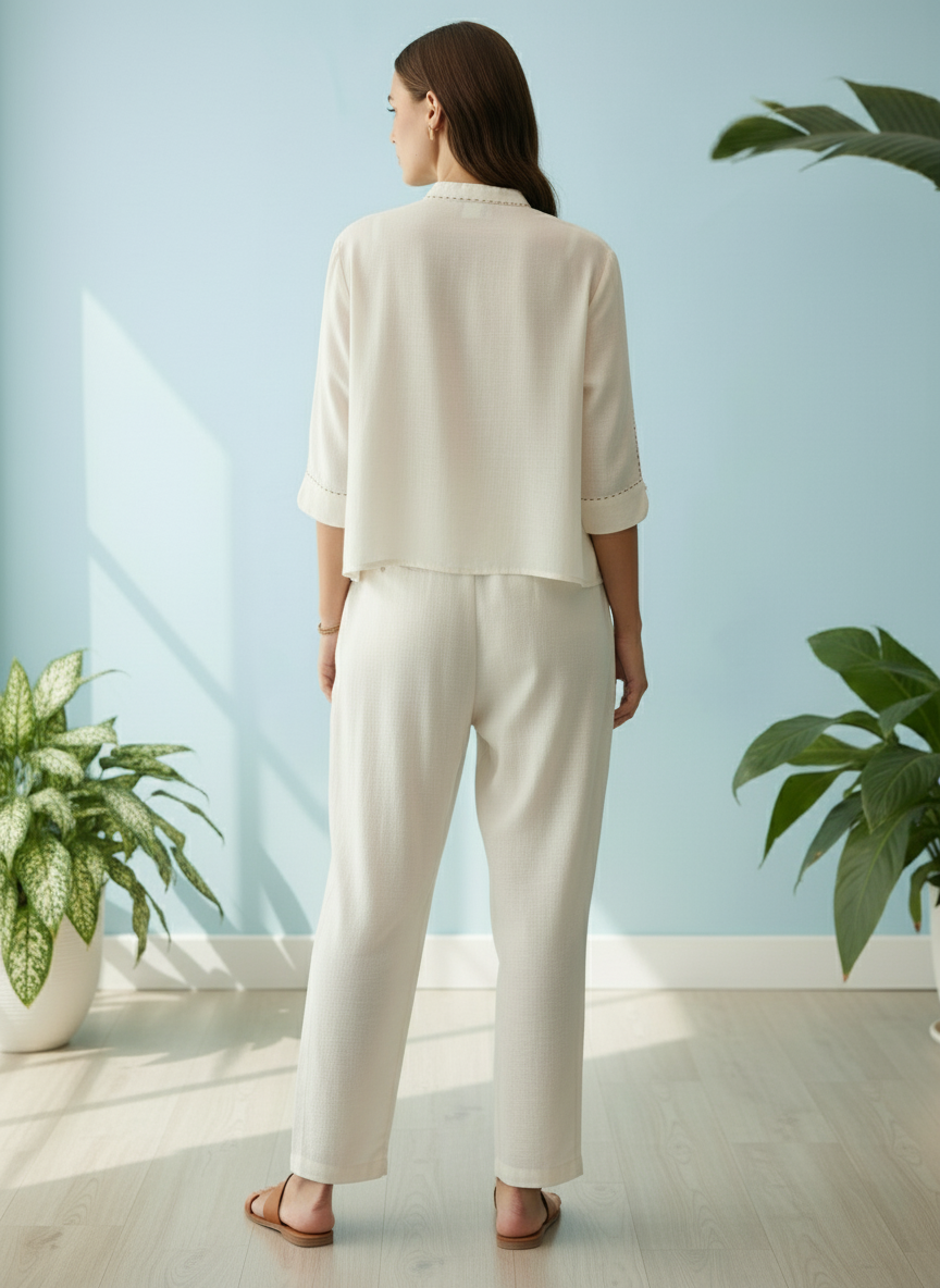 Relaxed fit Textured Co-ord