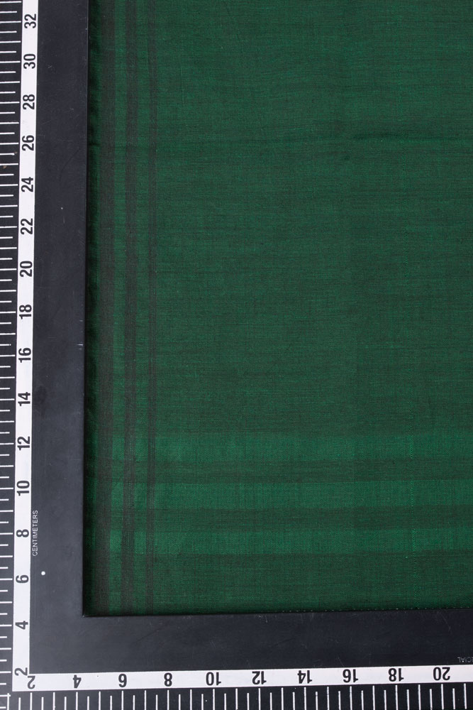 STRIPE GREEN HANDWOVEN PURE COTTON SCARF