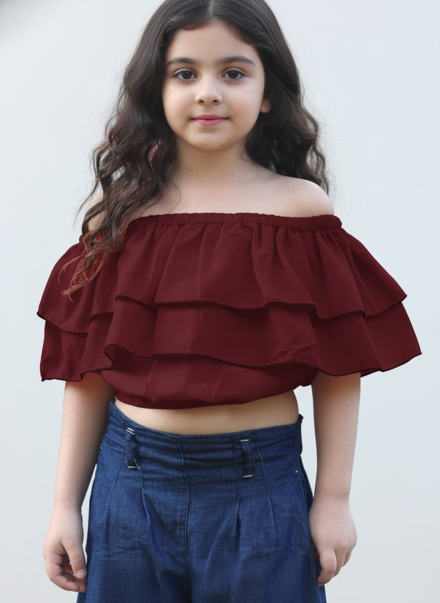 Off-Shoulder Ruffle Top