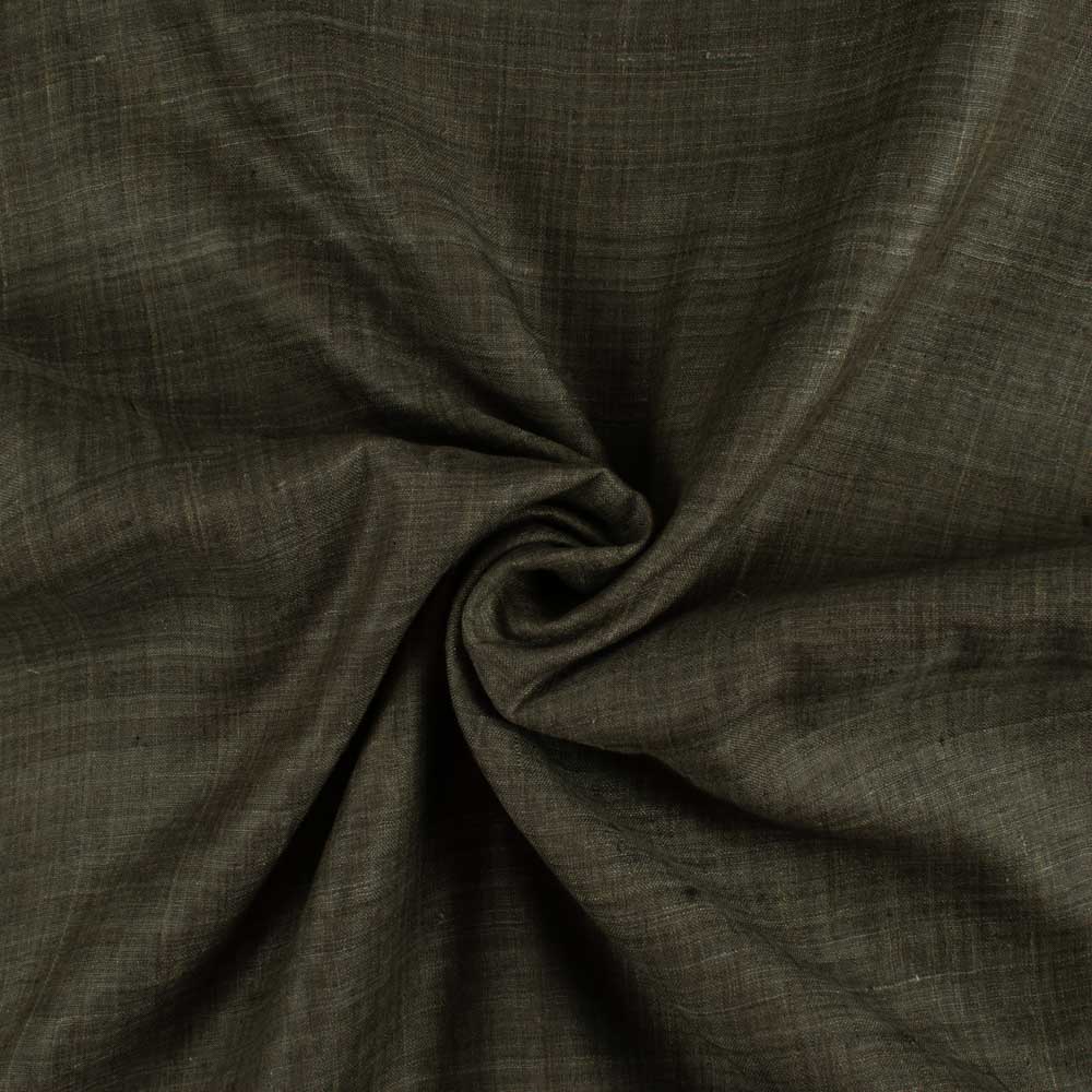 Plain Green Pure Matka 110 GSM Handwoven Fabric 23