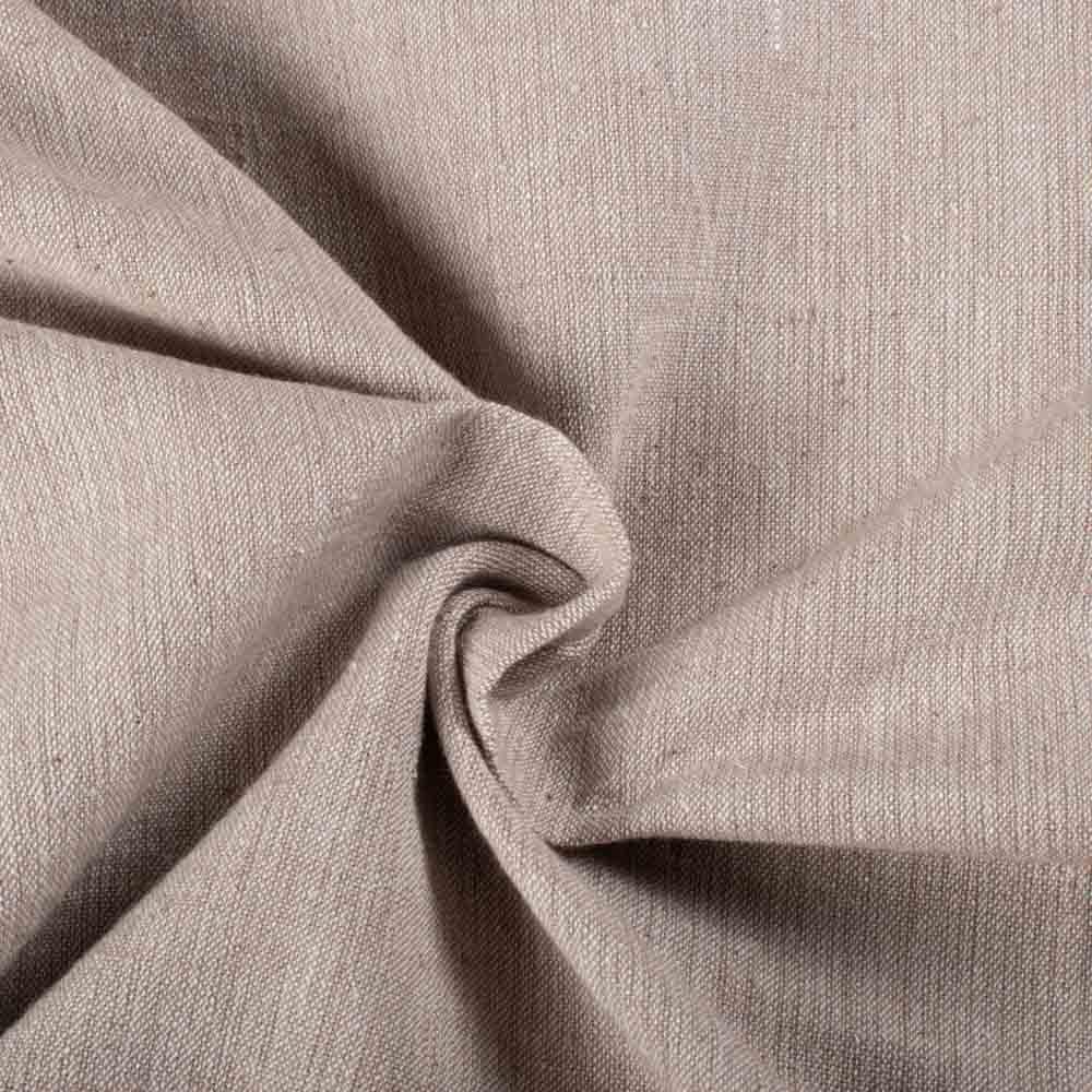 Chambray Plain Light Brown Khadi 175 GSM Handwoven Fabric