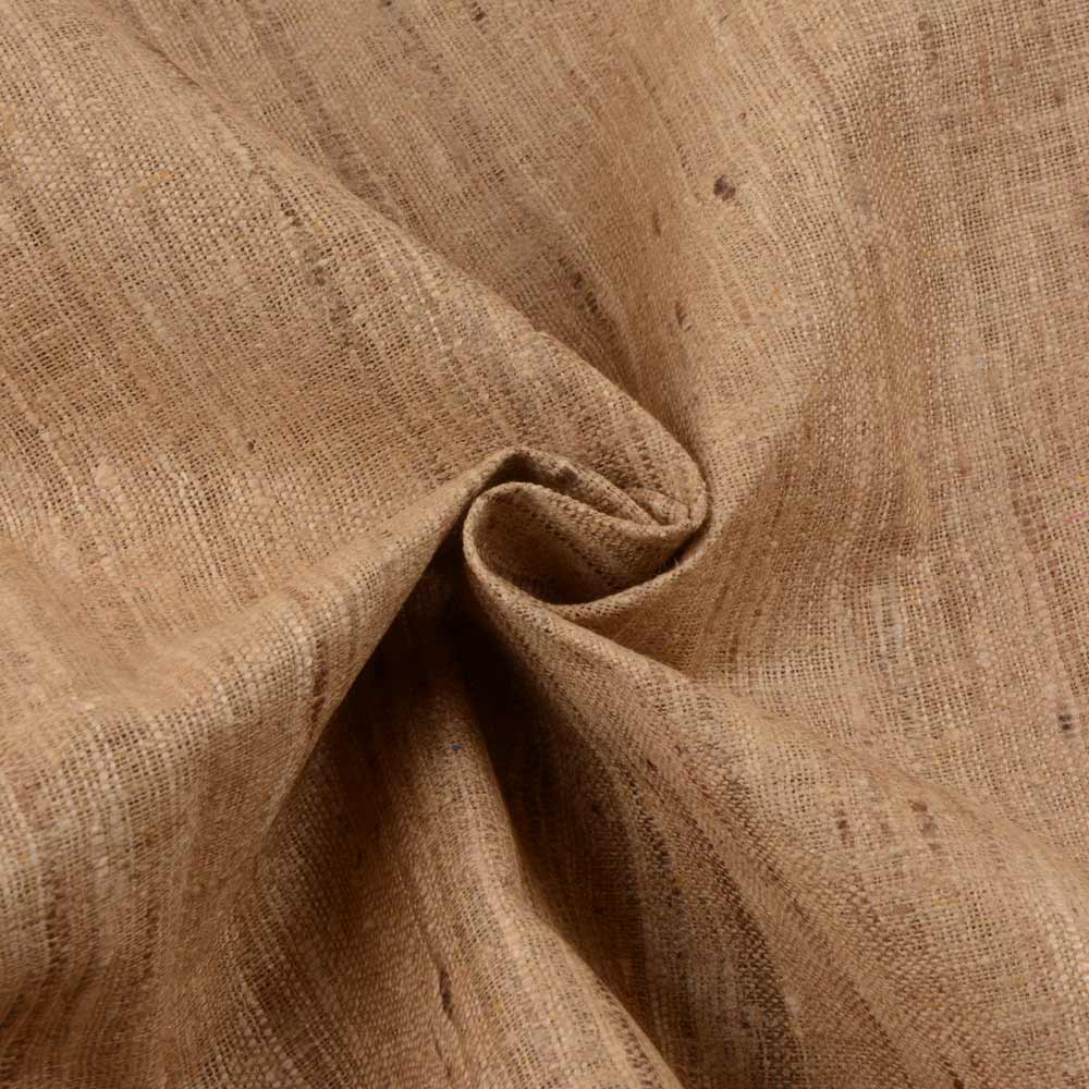 Plain Natural Pure Ketya Silk 160 GSM Handwoven Fabric