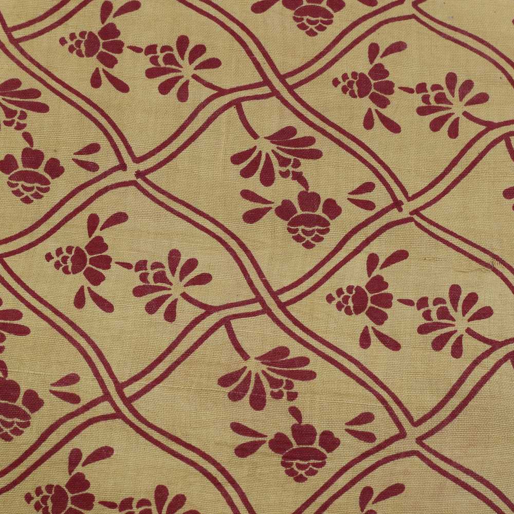  Screen Print Cotton Khadi 125 GSM Handwoven Fabric A7