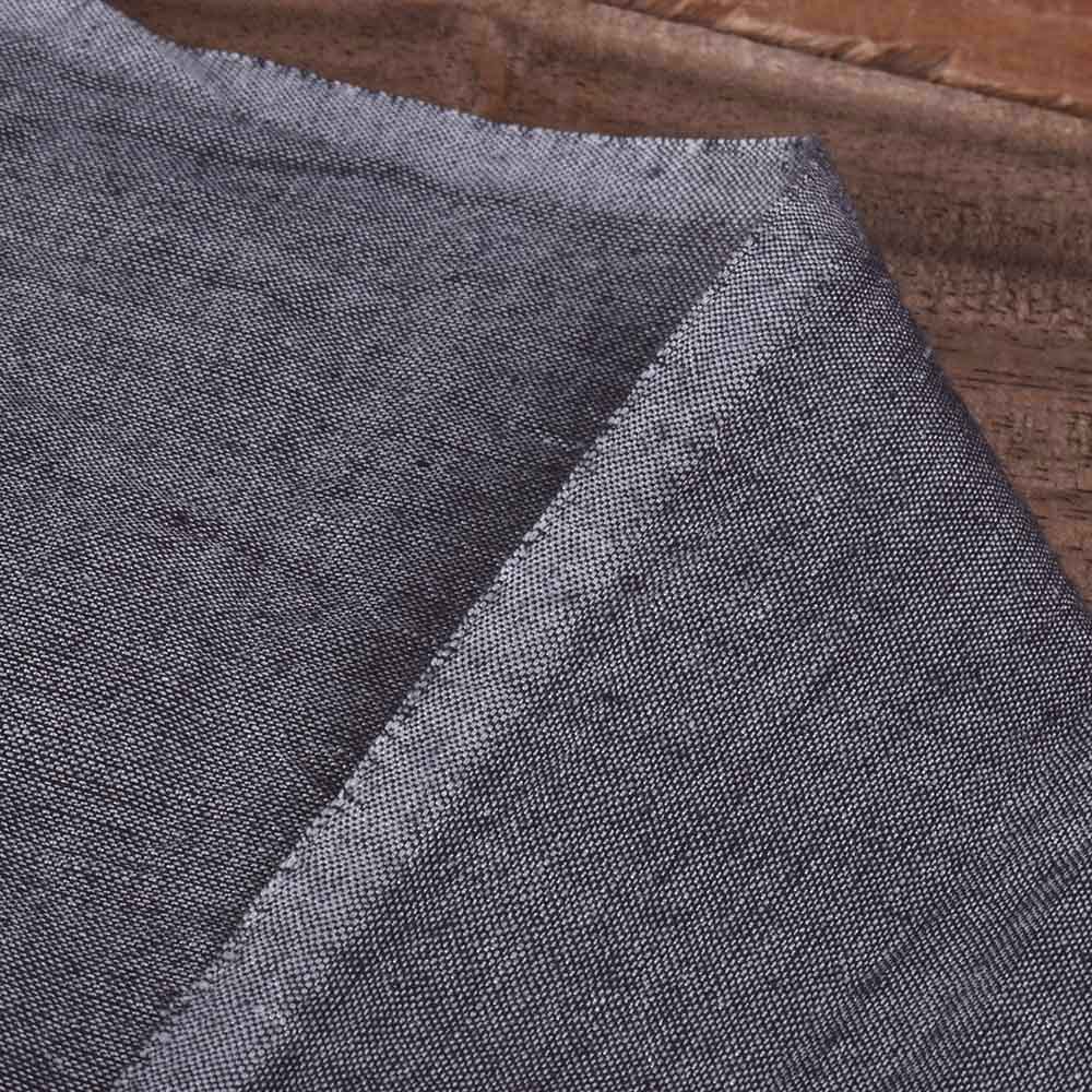 Plain Grey Pure Cotton 78 GSM Handwoven Fabric