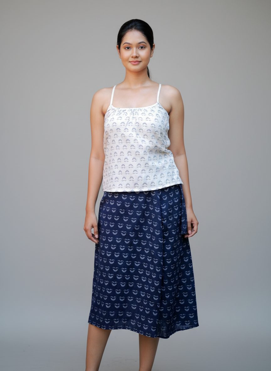 Jamdani loom Tank top