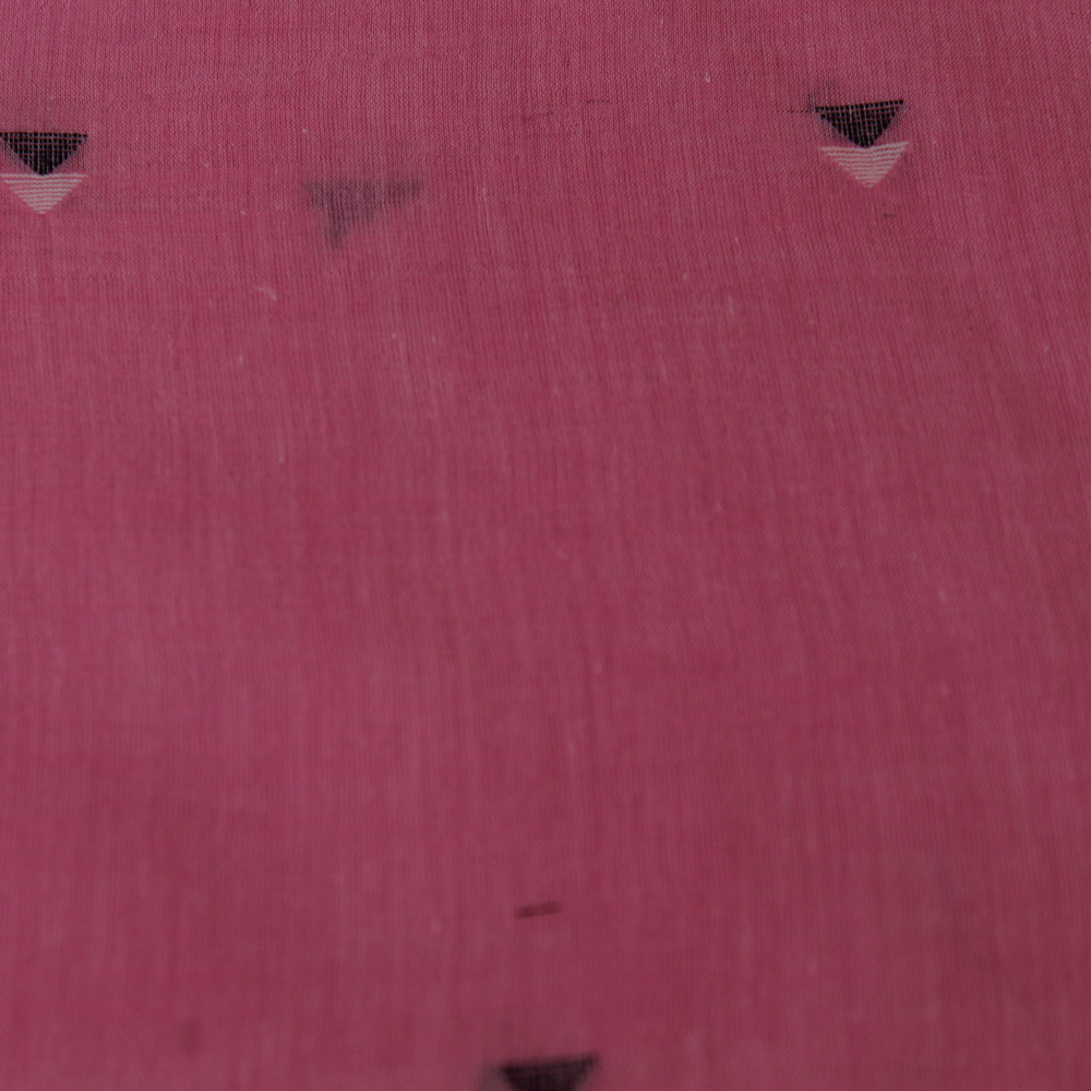 Geometric Pink Jamdani Pure Cotton 55 GSM Fabric 28
