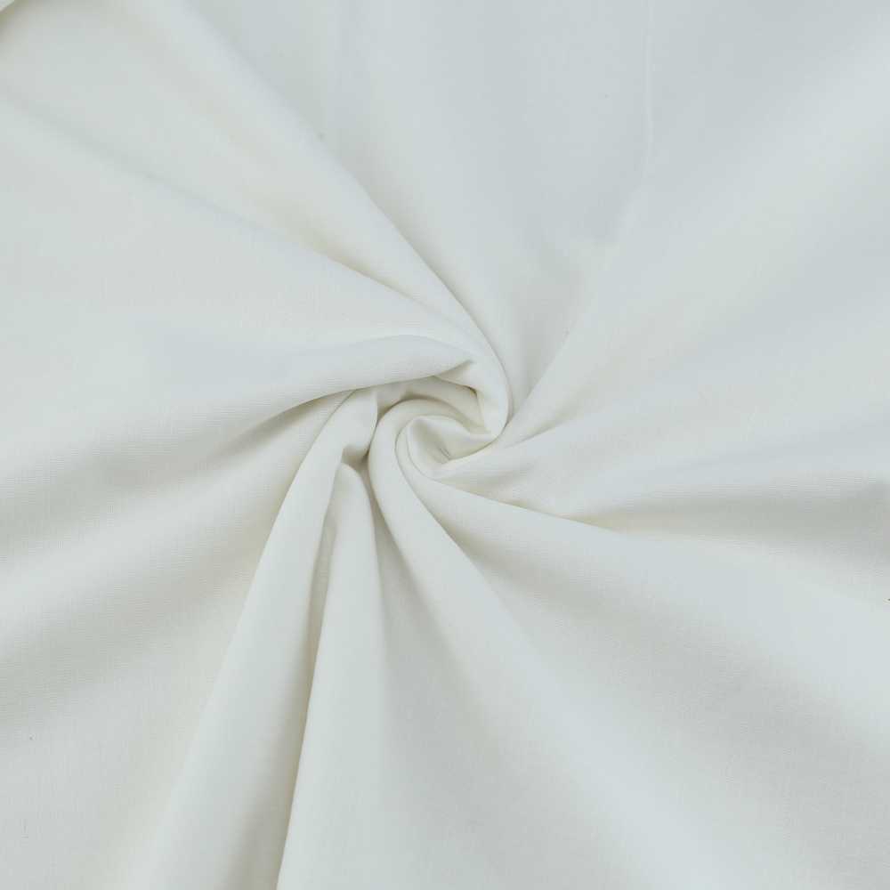 White Khadi 115 GSM Handspun & Handwoven Fabric - Bleached, Dyeable