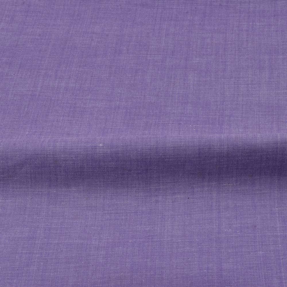 CHAMBRAY LILAC KHADI COTTON 158 GSM HANDWOVEN FABRIC