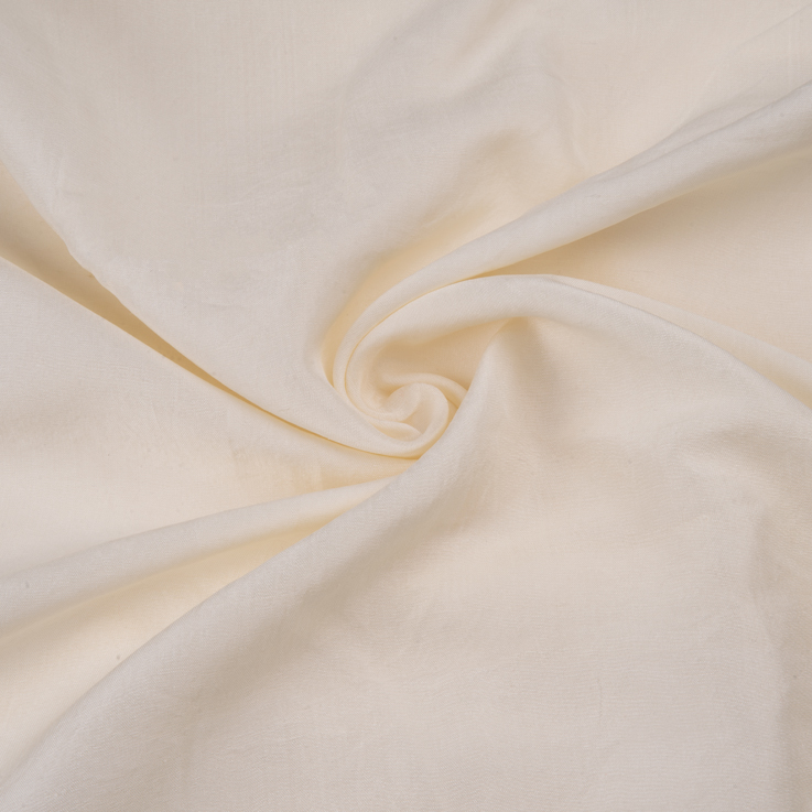 Plain Natural Pure Mulberry Silk 100 GSM Handwoven Fabric