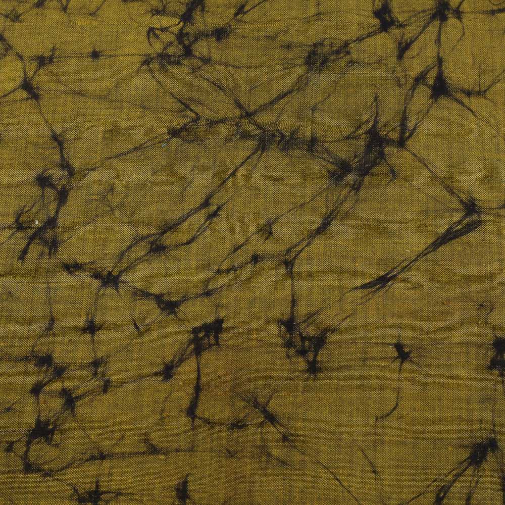 ABSTRACT OLIVE GREEN BATIK printed COTTON 110 GSM FABRIC - HAND PRINTED
