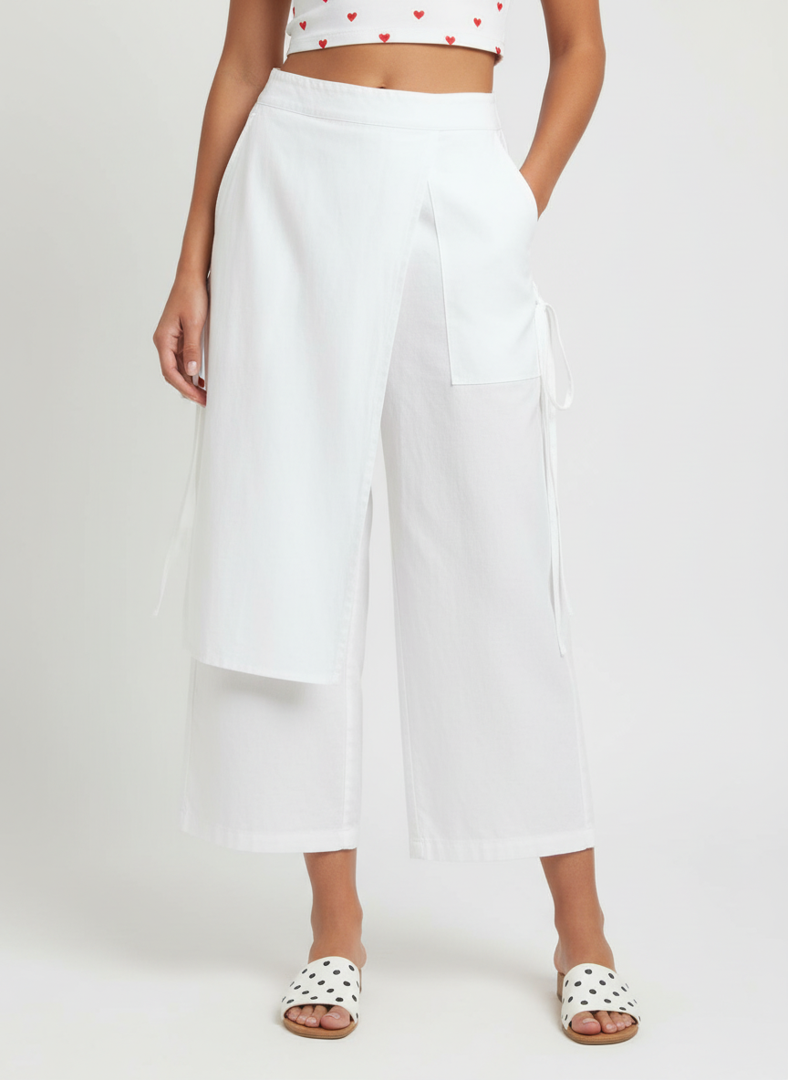 Overpaneled Straight Fit Pants