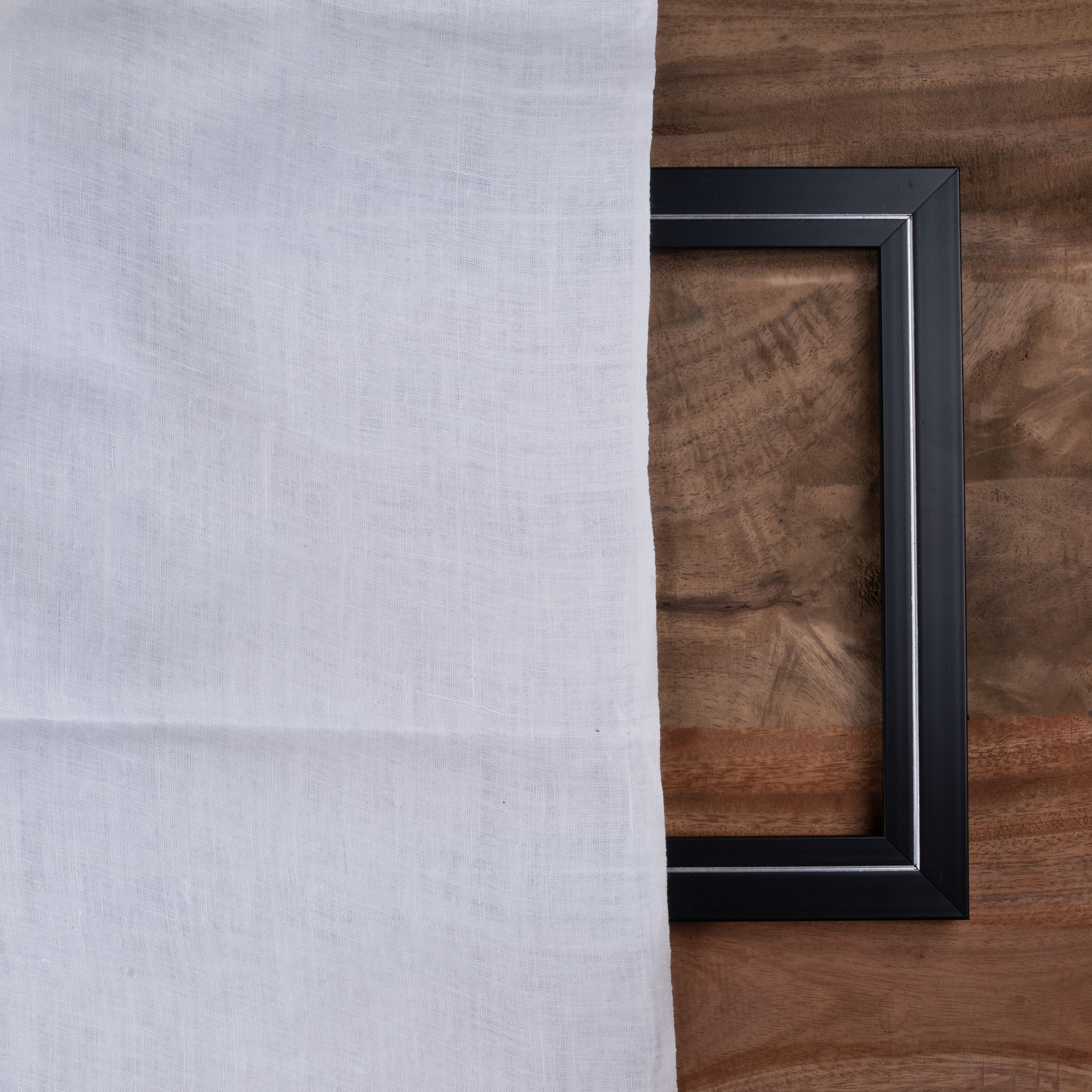 WHITE HANDSPUN & HANDWOVEN 142 gsm KHADI FABRIC - BLEACHED & DYEABLE
