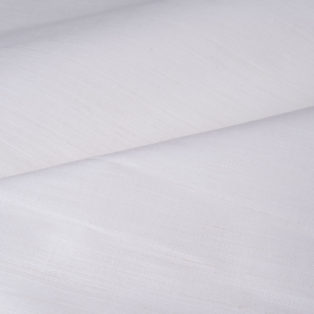 White Muslin Khadi 125 GSM Handspun & Handwoven Fabric | Bleached White & Dyeable