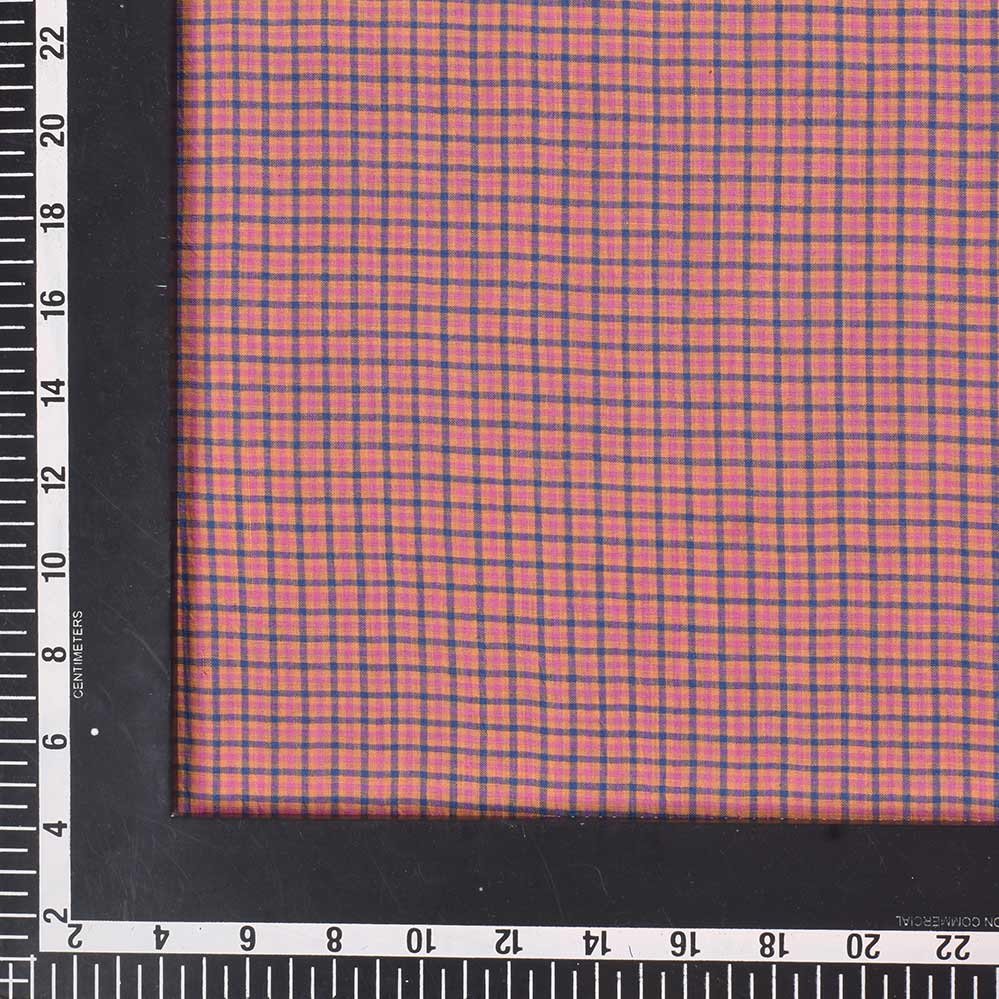 PURE COTTON YARN DYED 65 GSM FABRIC | DESIGN -CHECKS F
