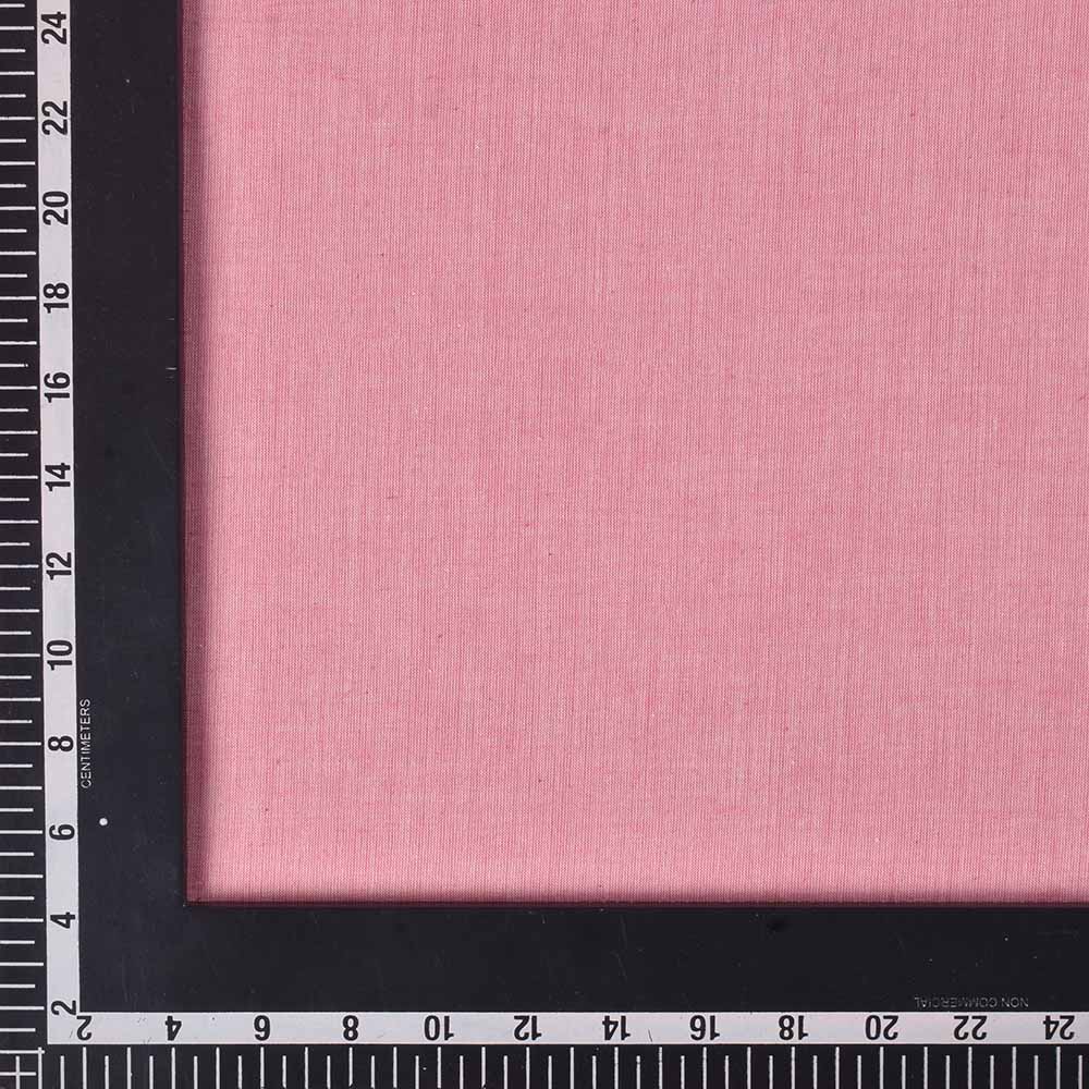 PLAIN PINK PURE COTTON 80 GSM HANDWOVEN FABRIC
