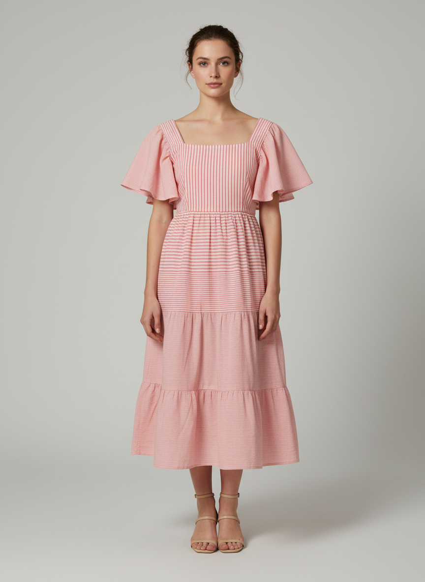Three Layered bell sleeves Drees