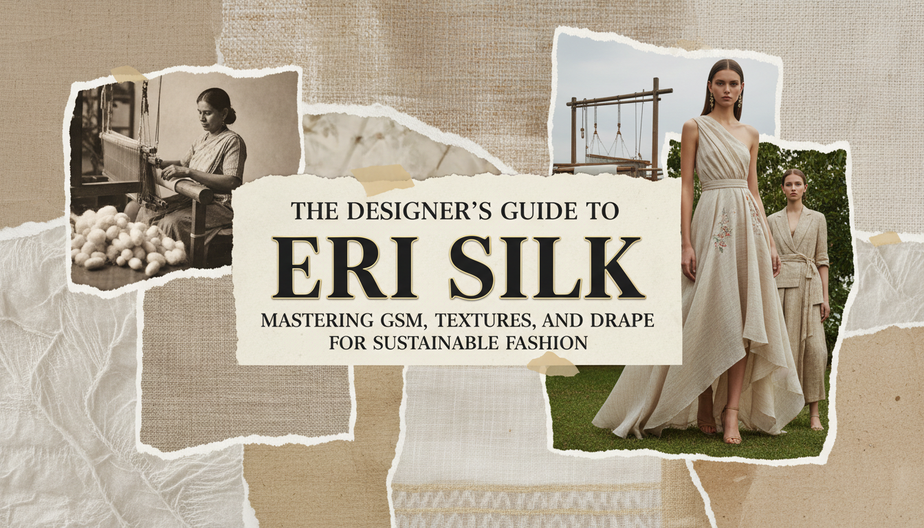 The Designer’s Guide to Eri Silk: Mastering GSM, Textures, and Drape for Sustainable Fashion