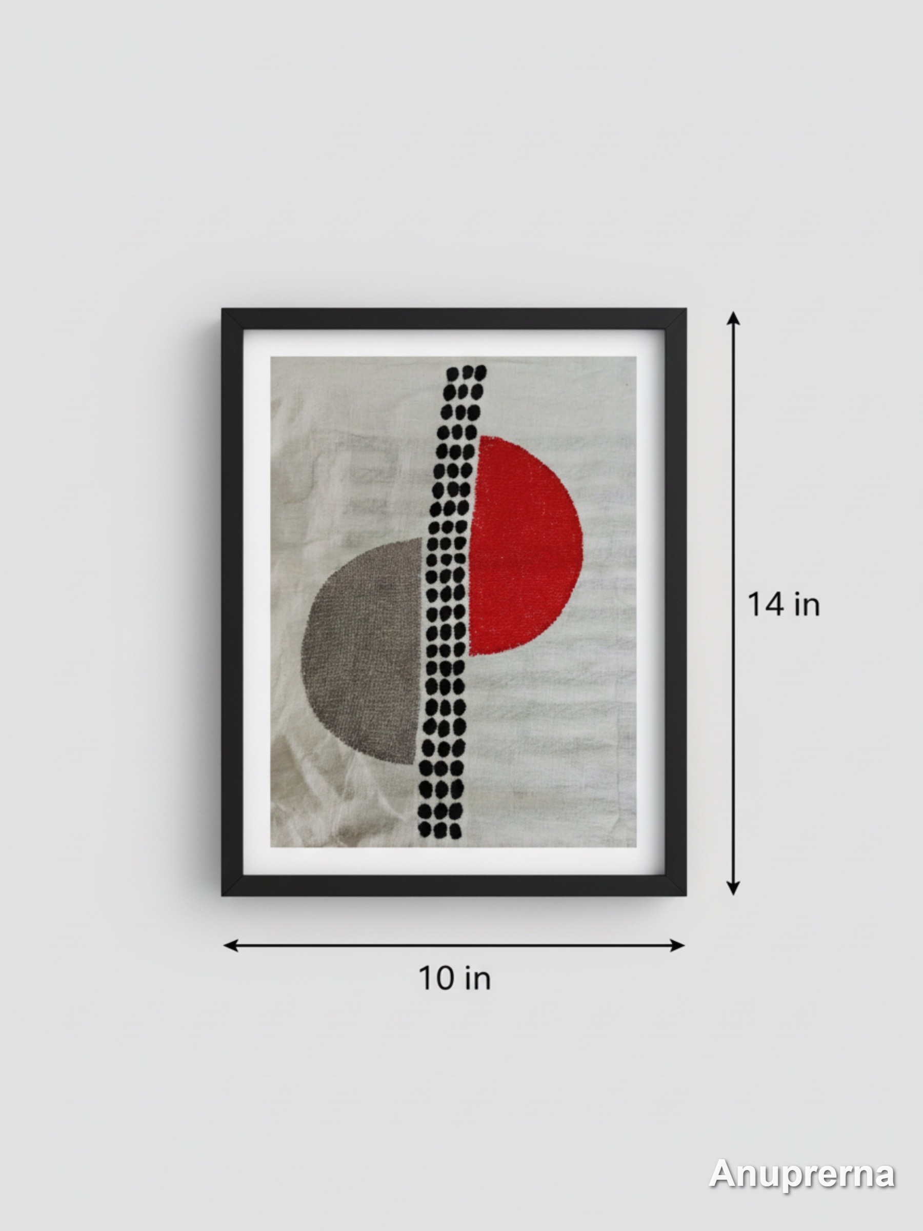 Division Of Bloom Kantha Wall Art Decor