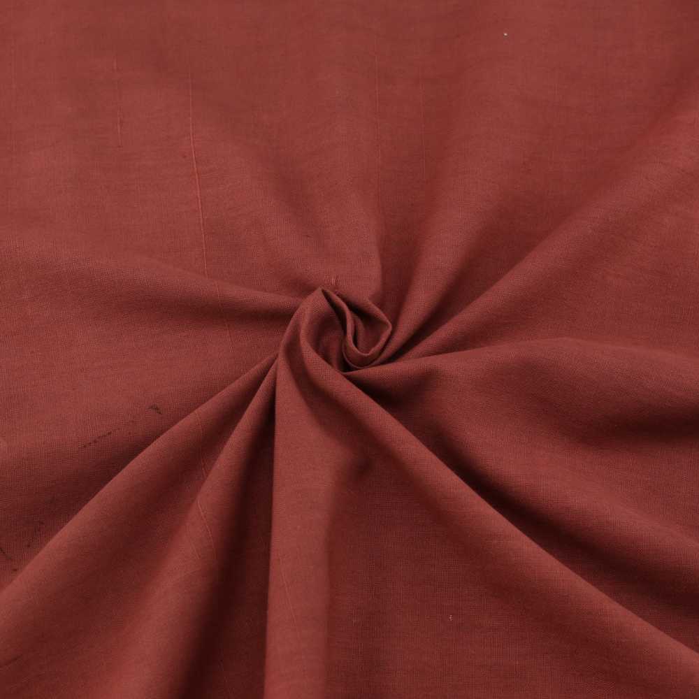 Plain Red Khadi Cotton 138 GSM Handwoven Fabric