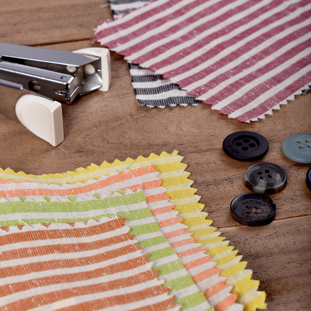 Stripes & Checks Dyed Khadi Cotton Design Swatches