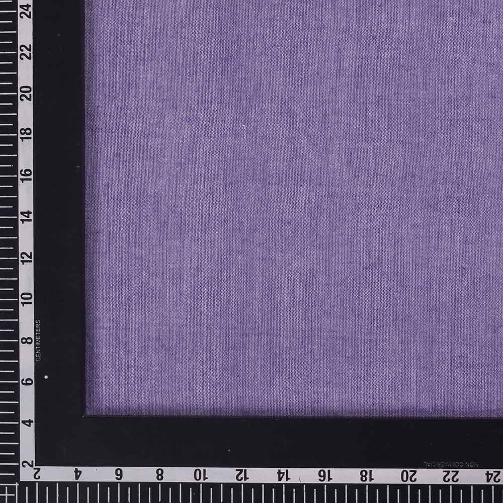 PLAIN PURPLE PURE COTTON 74 GSM HANDWOVEN FABRIC 27