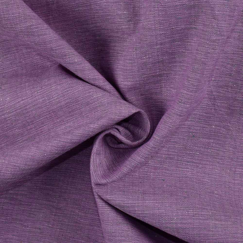 Chambray Purple Khadi Cotton 158 GSM Handwoven Fabric Mt19