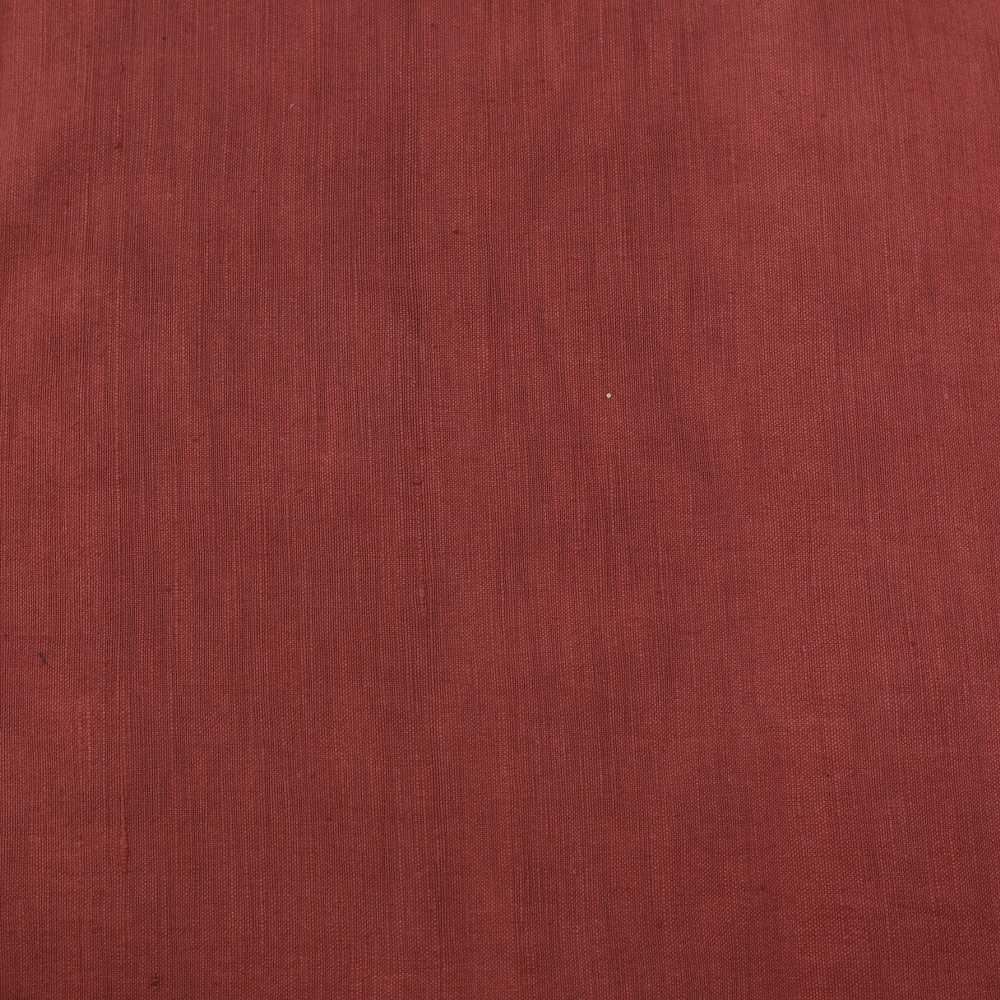 PLAIN RED KHADI COTTON 195 GSM HANDWOVEN FABRIC