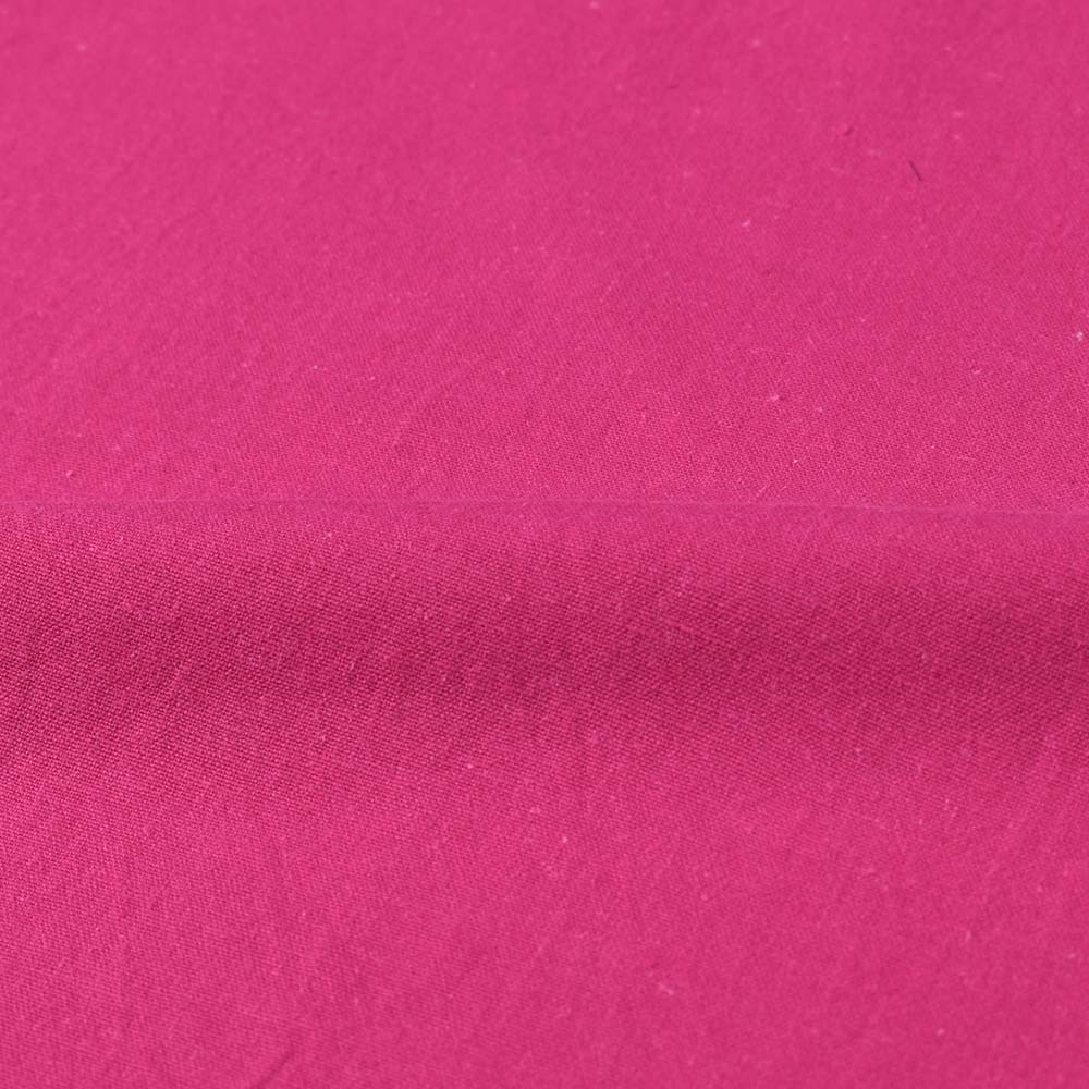 PLAIN PINK KHADI COTTON 105 GSM HANDWOVEN FABRIC